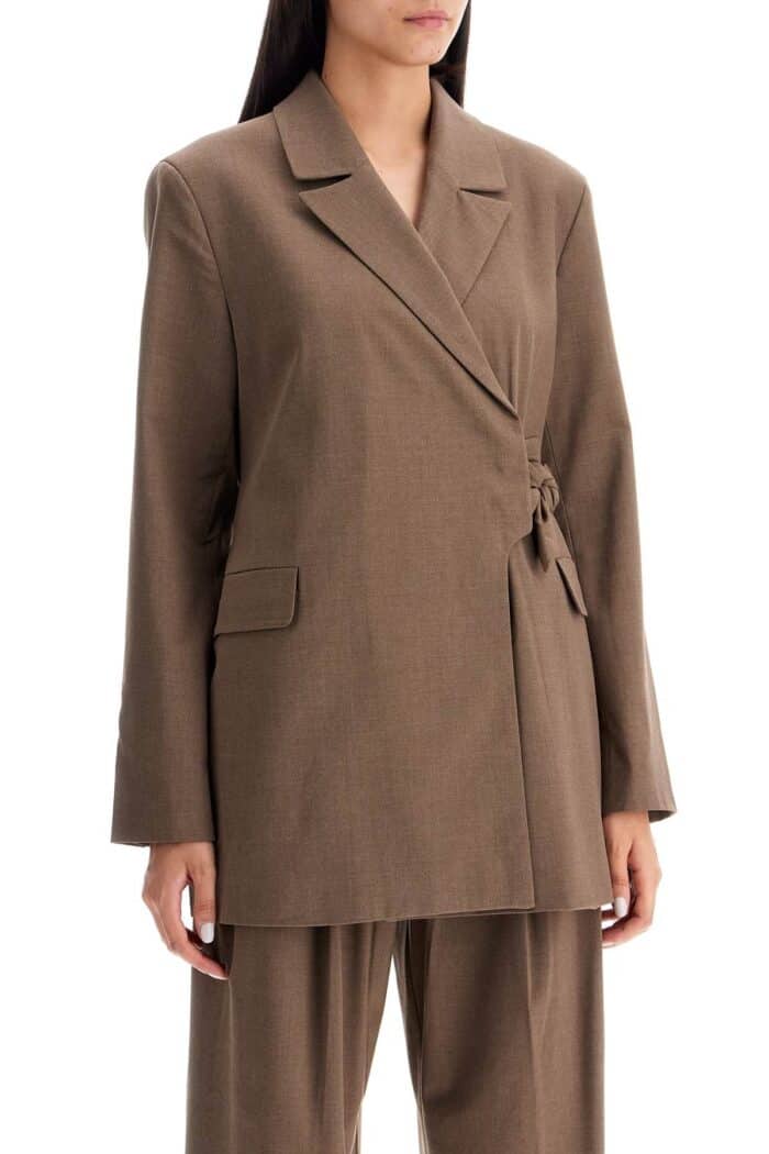 GANNI Double-breasted Blazer With