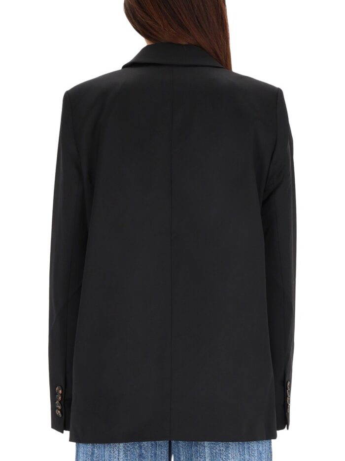 GANNI DOUBLE-BREASTED WOOL JACKET