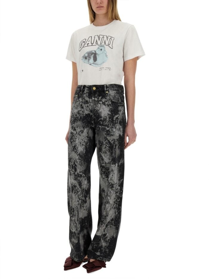 GANNI "DUCKIE" T-SHIRT