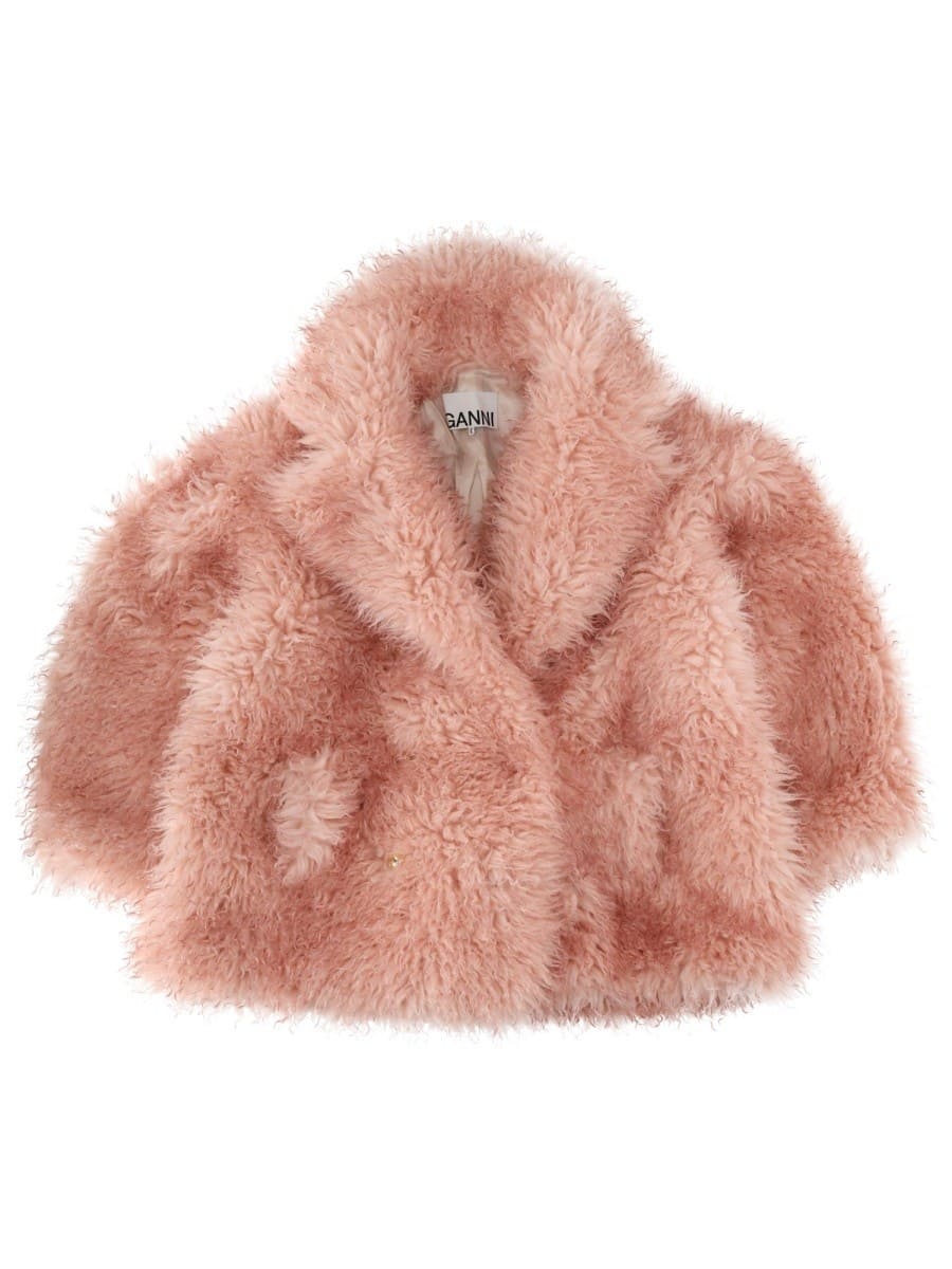 GANNI "FAUX FUR" COAT