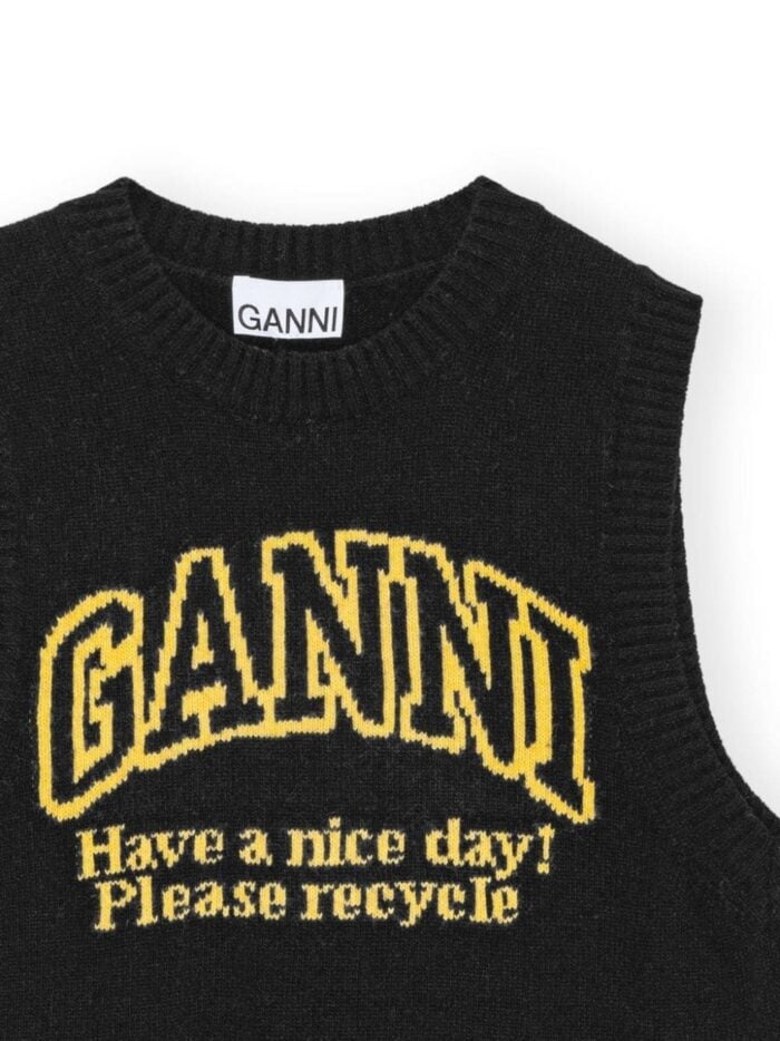 GANNI Graphic O-neck Vest