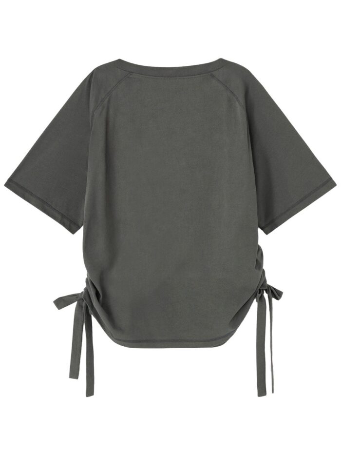 GANNI "GREY BANANA" T-SHIRT