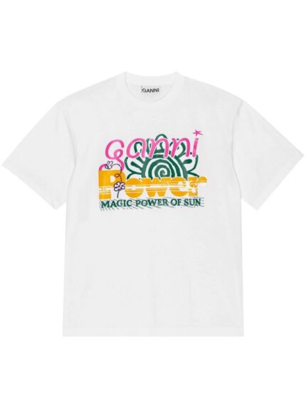 GANNI Heavy Jersey Sun T-shirt