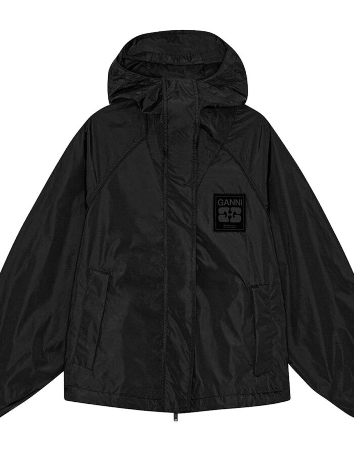GANNI JACKET WITH LOGO