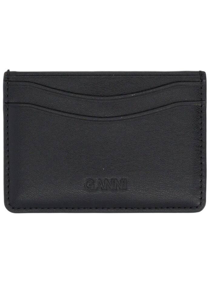 GANNI LEATHER CARD HOLDER