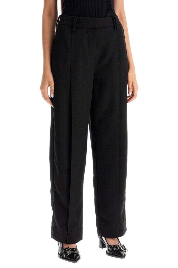 GANNI Lightweight Pants With Pleats