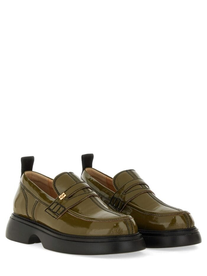 GANNI LOAFER WITH LOGO