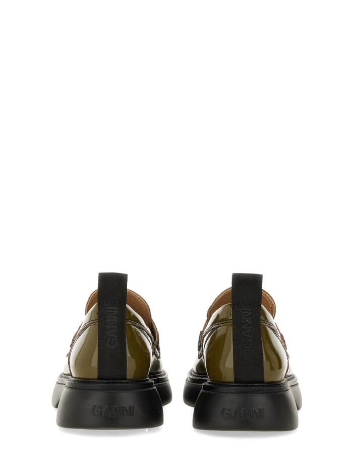GANNI LOAFER WITH LOGO