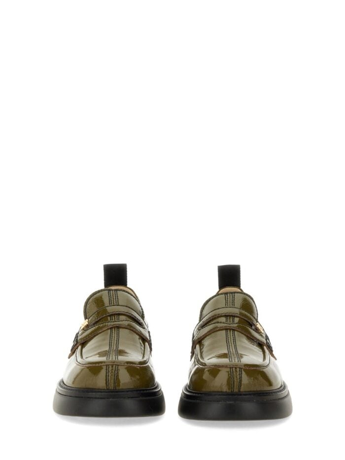 GANNI LOAFER WITH LOGO