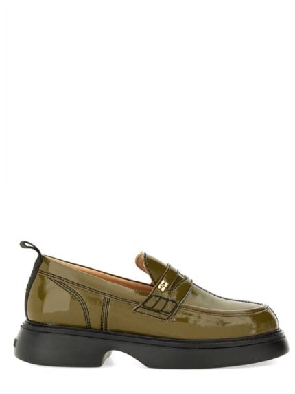 GANNI LOAFER WITH LOGO