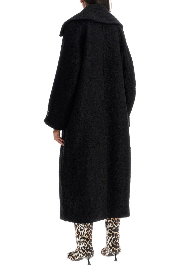 GANNI Long Boucl Coat For