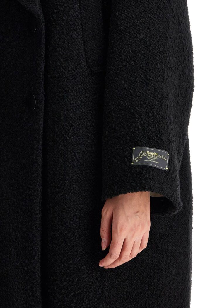 GANNI Long Boucl Coat For