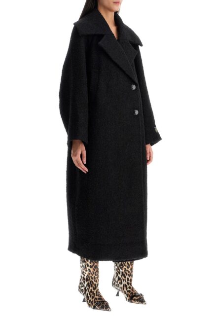 GANNI Long Boucl Coat For