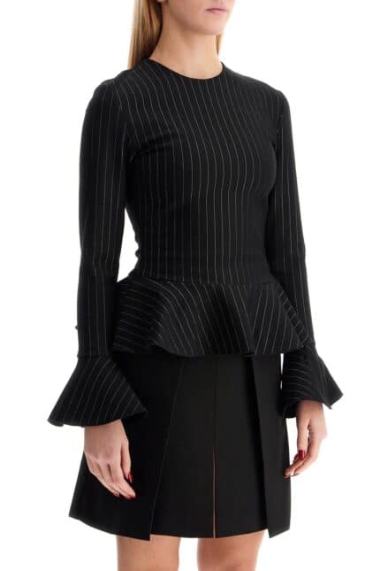 GANNI Long-sleeved Peplum