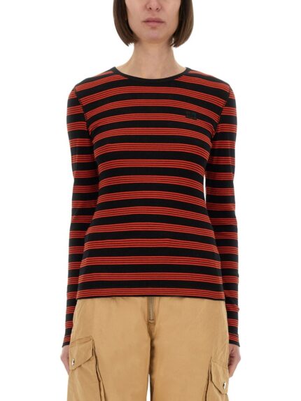 GANNI LONG-SLEEVED T-SHIRT
