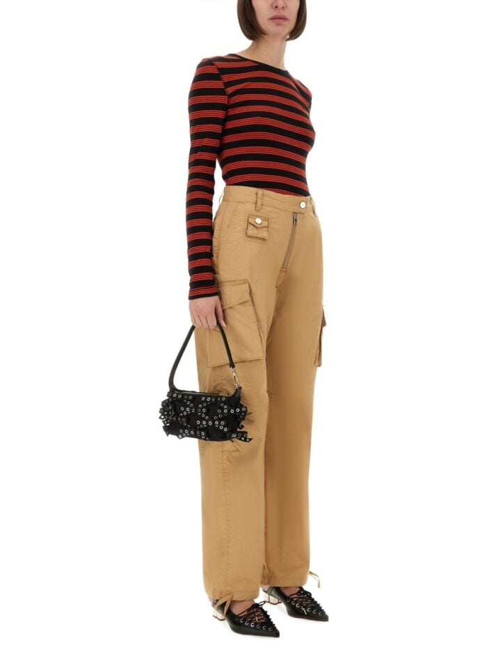 GANNI LONG-SLEEVED T-SHIRT