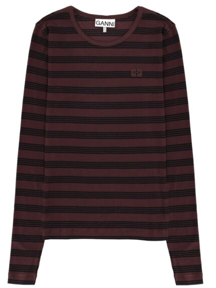 GANNI LONG-SLEEVED T-SHIRT