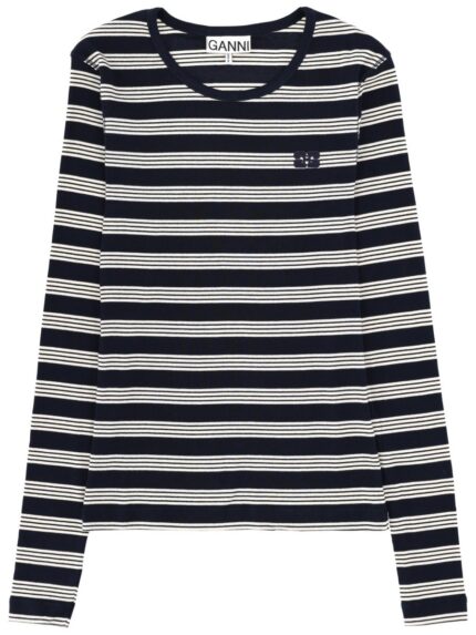 GANNI LONG-SLEEVED T-SHIRT