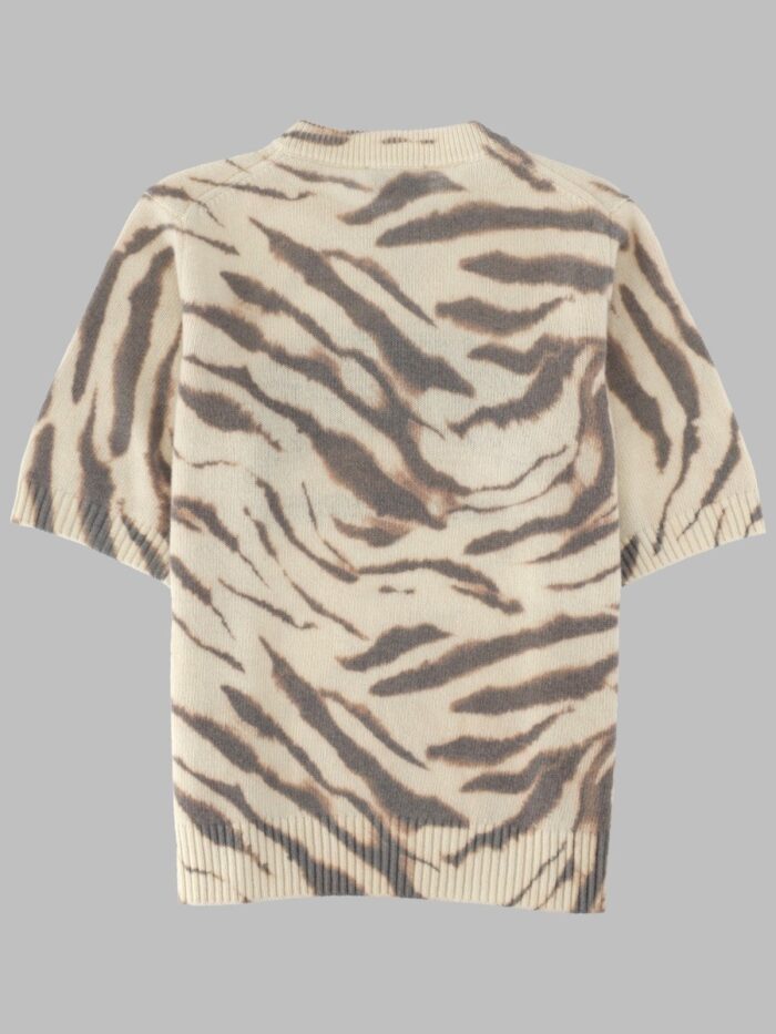 GANNI MAGLIA SLIM FIT CON STAMPA ALL-OVER