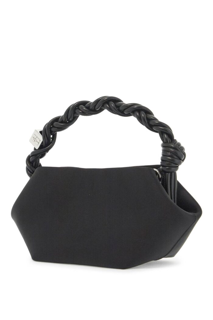 GANNI Mini Bou Satin Handbag