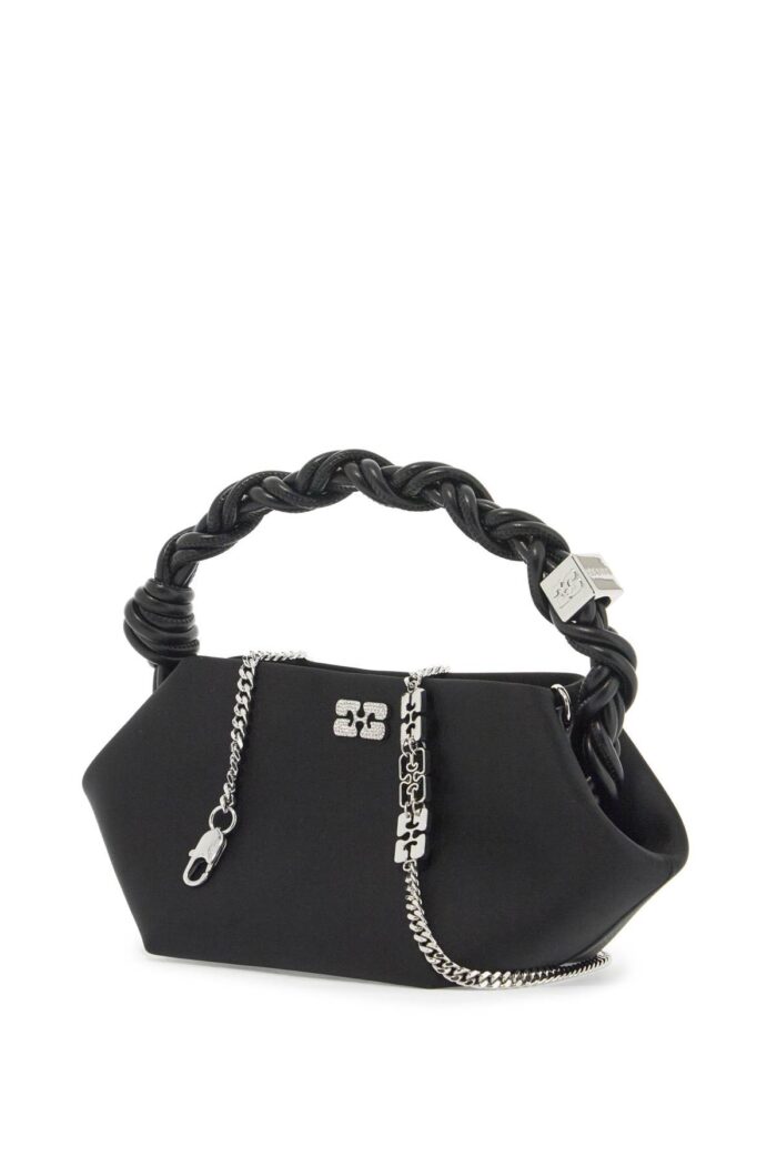 GANNI Mini Bou Satin Handbag