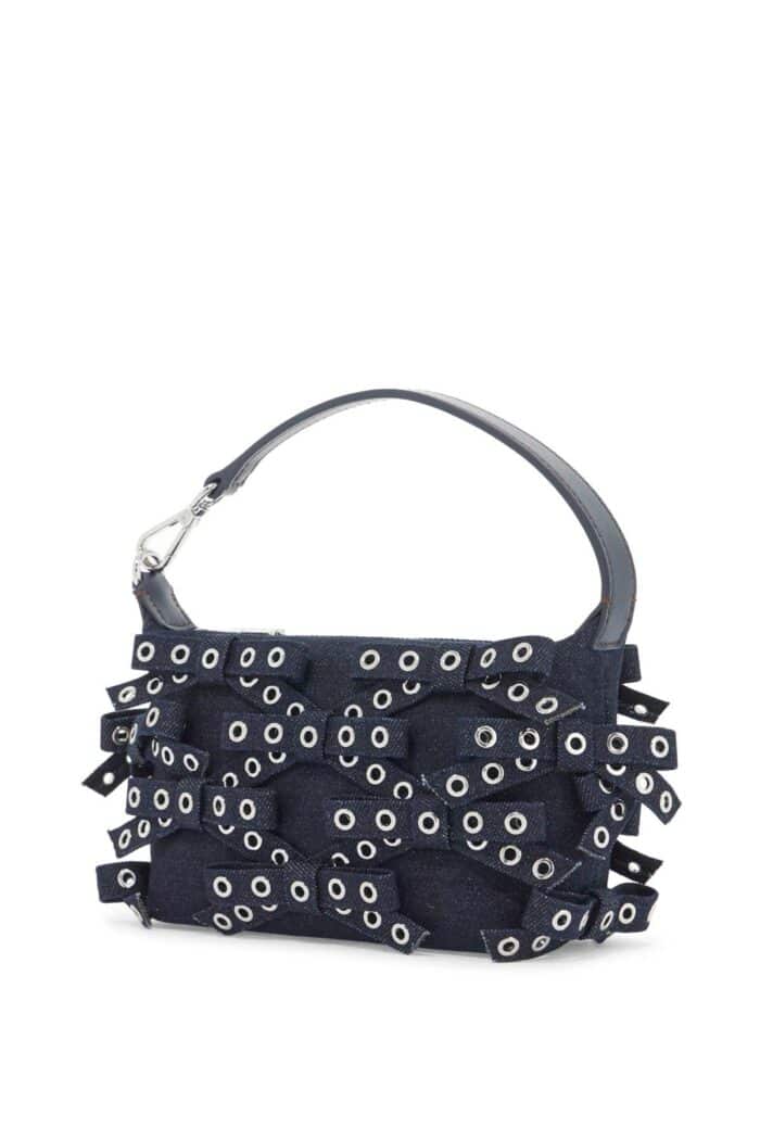 GANNI Mini Bow Eyelet Butterfly Bag