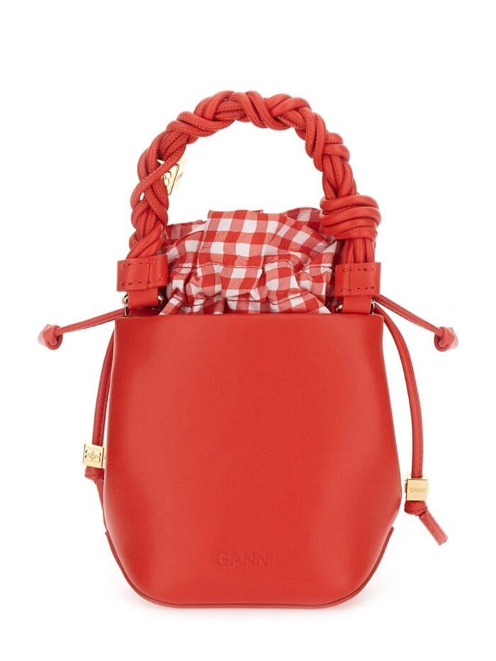 GANNI MINI BUCKET BOU BAG