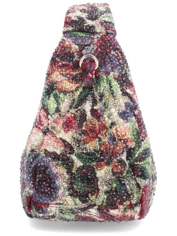 ganni mini "tapestry rhinestone" hobo bag GANNI MINI "TAPESTRY RHINESTONE" HOBO BAG