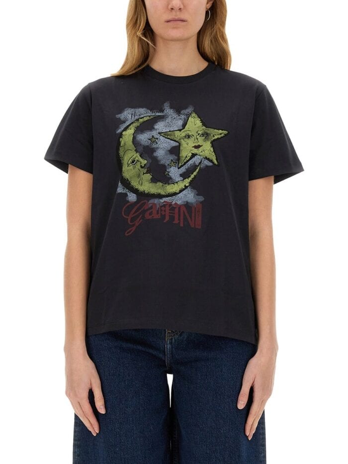 GANNI "MOONLIGHT" T-SHIRT
