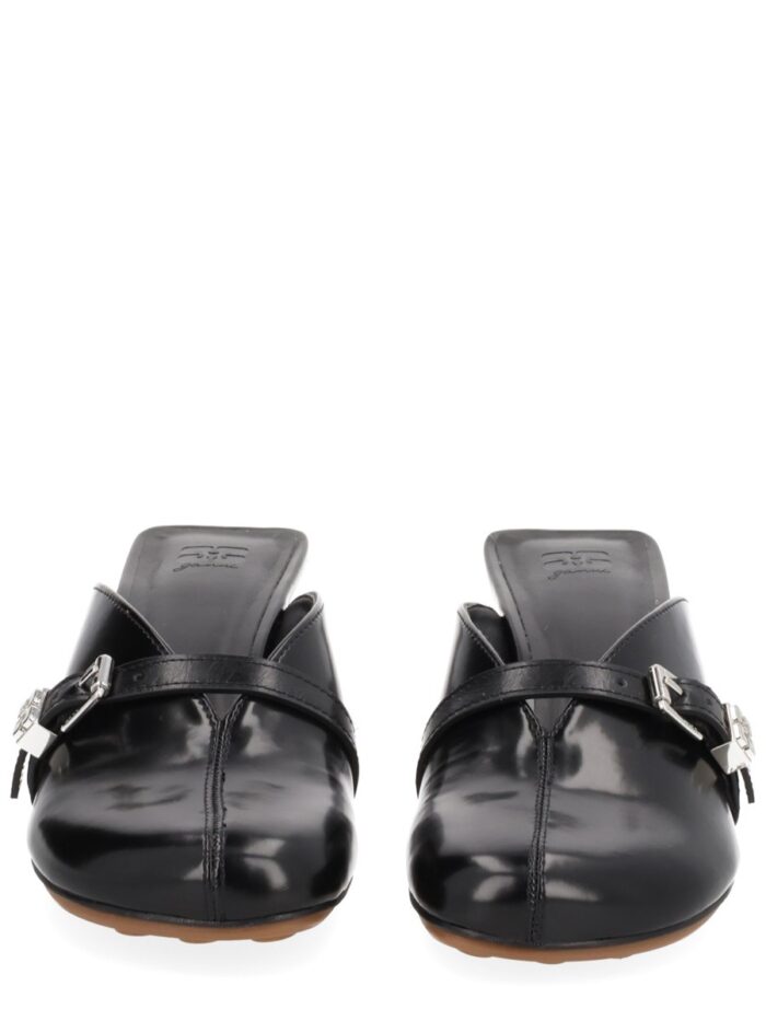 ganni mules with heels GANNI MULES WITH HEELS