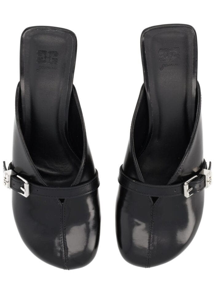 ganni mules with heels GANNI MULES WITH HEELS