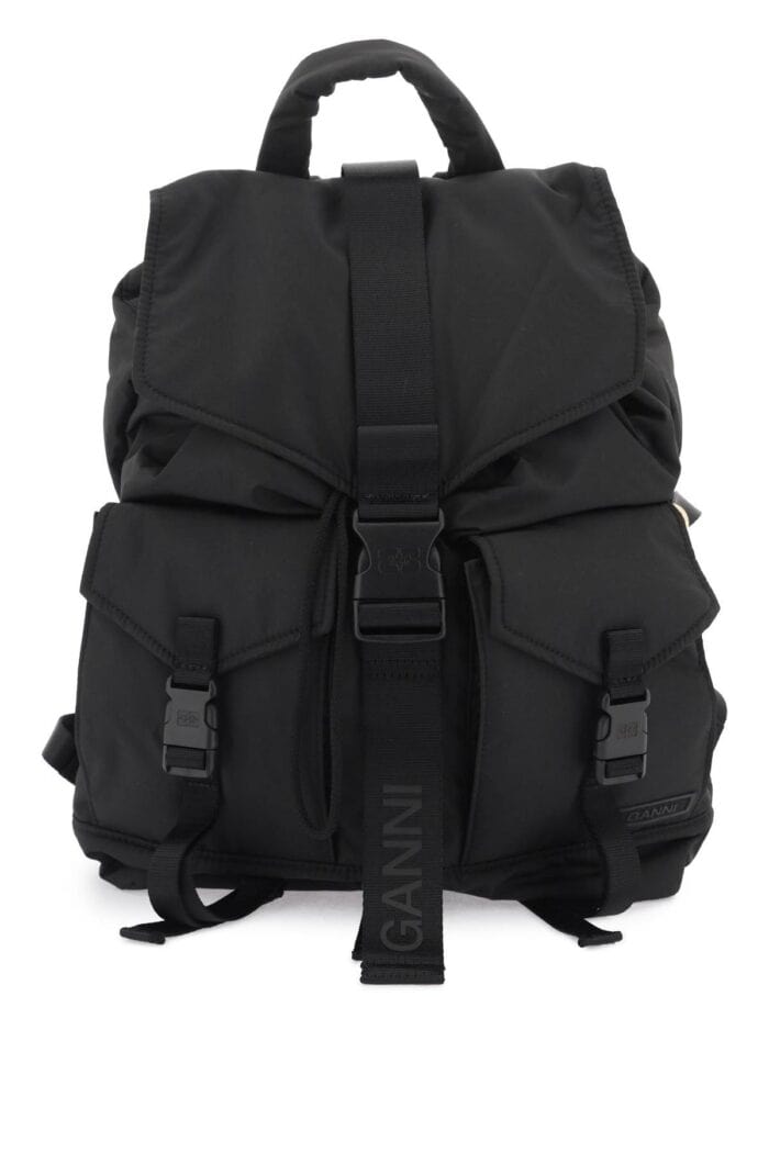 GANNI Nylon Backpack For Everyday