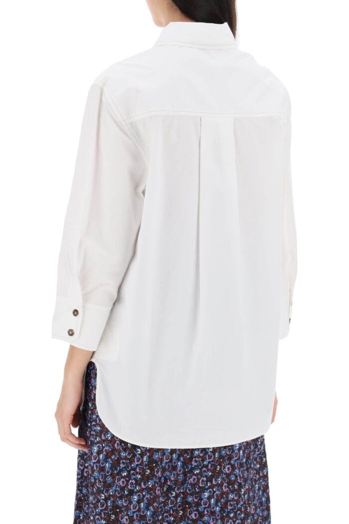 GANNI "oversized Poplin