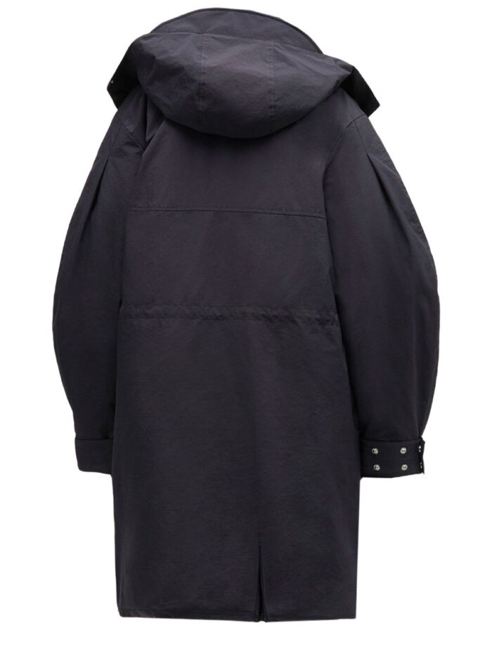 GANNI PARKA WITH LOGO