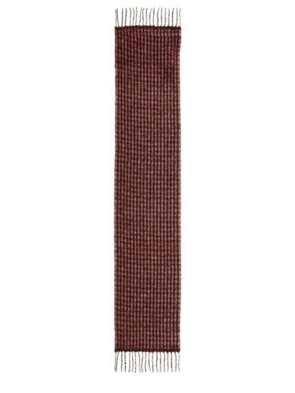 GANNI PLAID SCARF