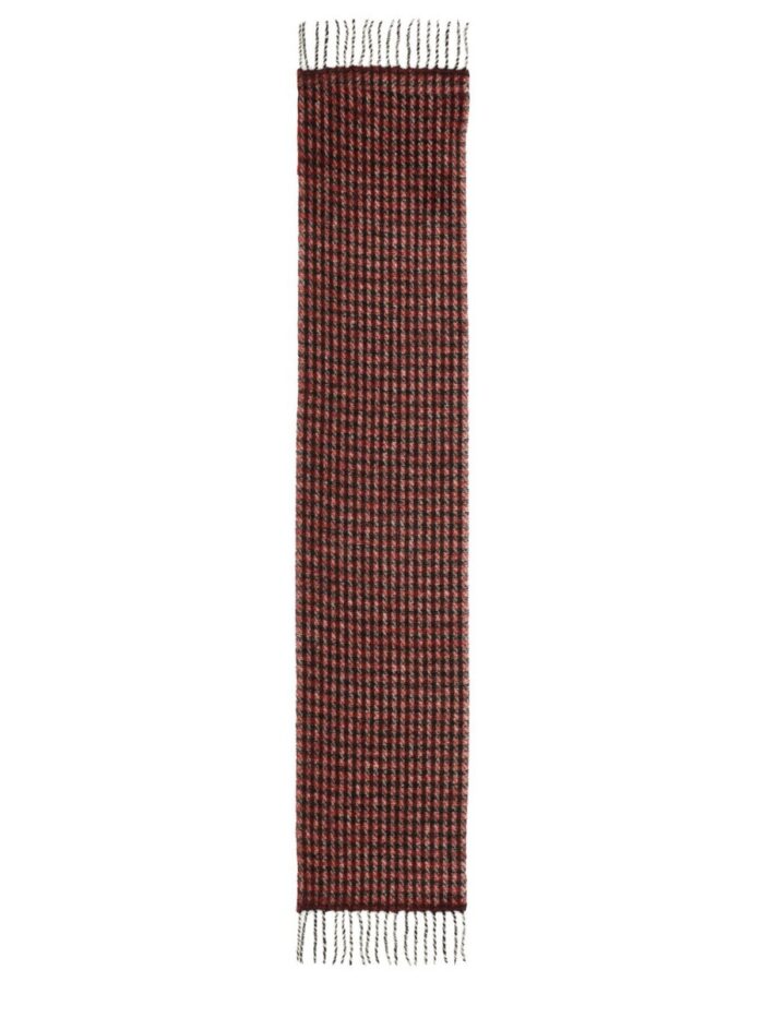 GANNI PLAID SCARF