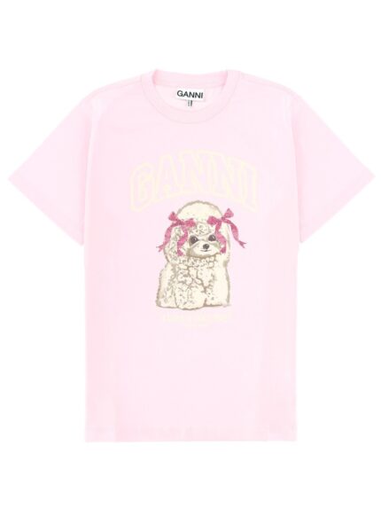 GANNI "POODLE" T-SHIRT
