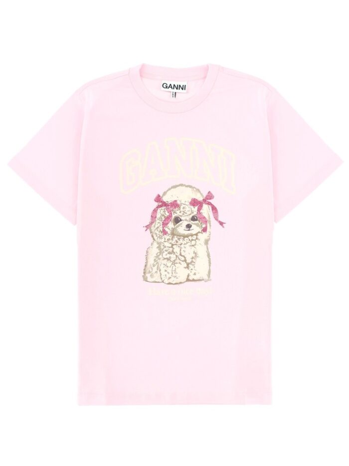 GANNI "POODLE" T-SHIRT