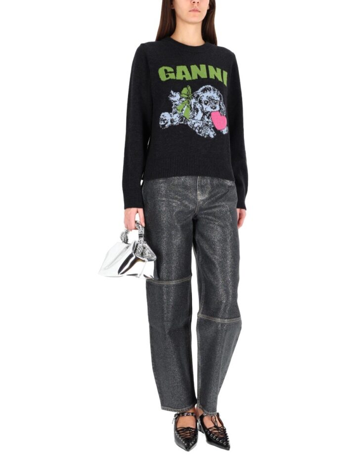 GANNI "PUPPY" SHIRT
