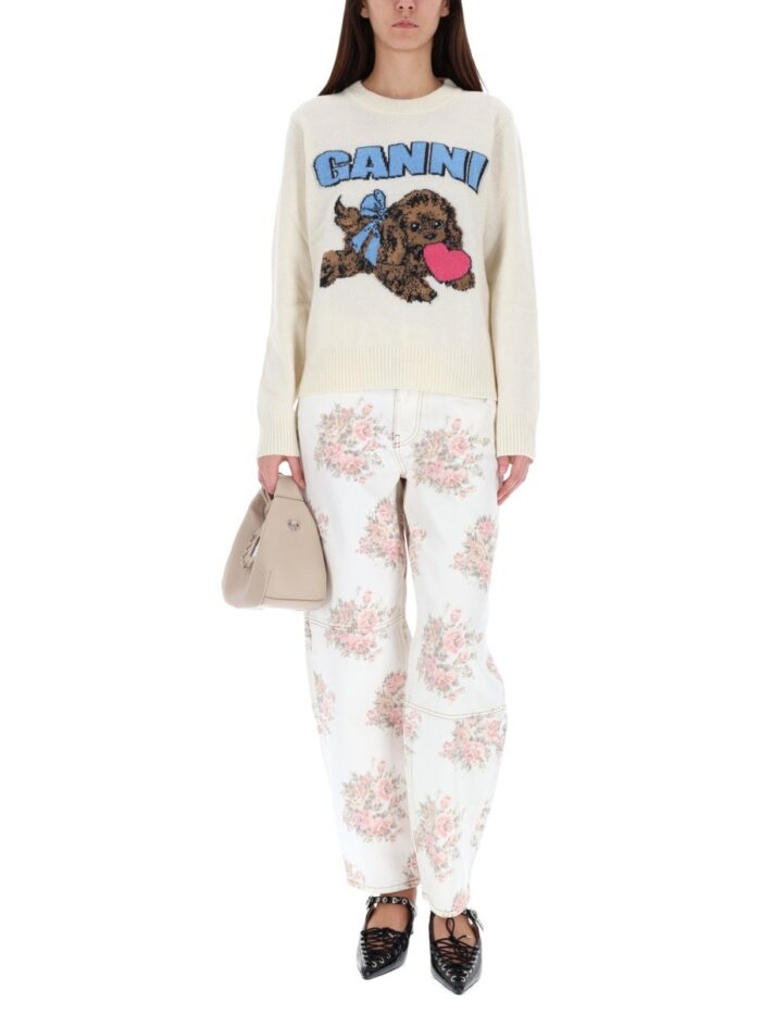 GANNI "PUPPY" SHIRT
