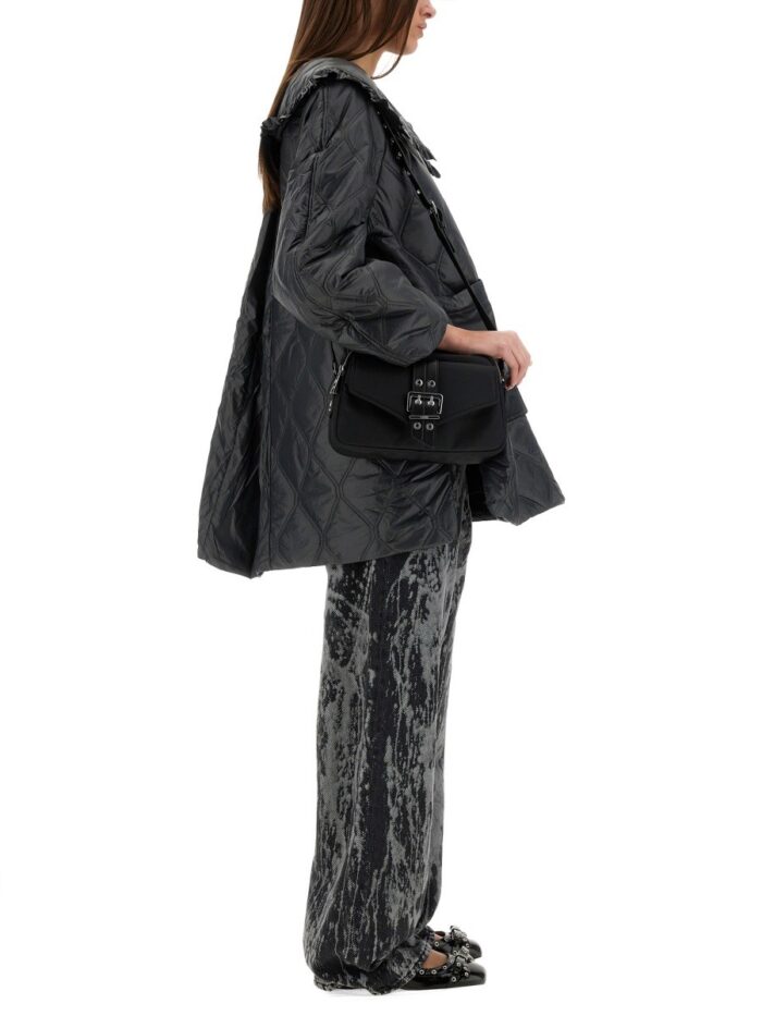 GANNI QUILTED MIDI JACKET