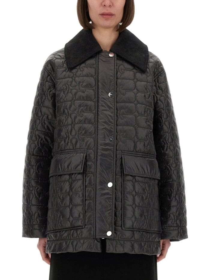 GANNI QUILTED MIDI JACKET