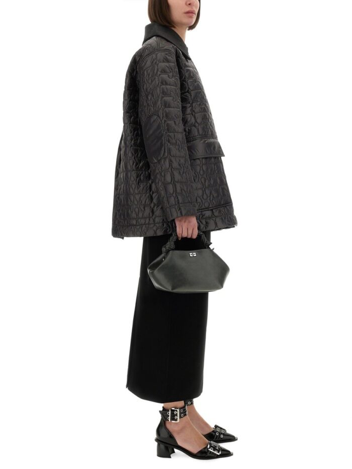 GANNI QUILTED MIDI JACKET