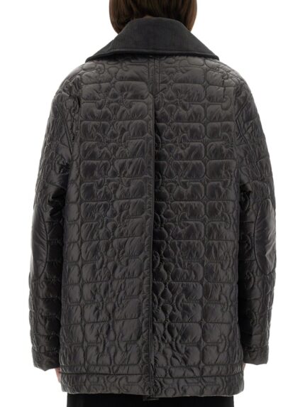 GANNI QUILTED MIDI JACKET