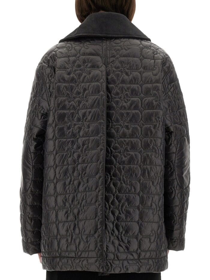GANNI QUILTED MIDI JACKET