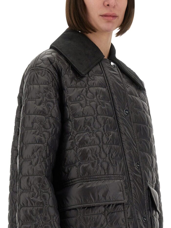 GANNI QUILTED MIDI JACKET