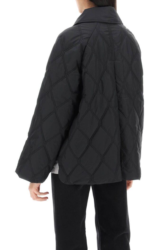 Ganni Quilted Oversized Jacket