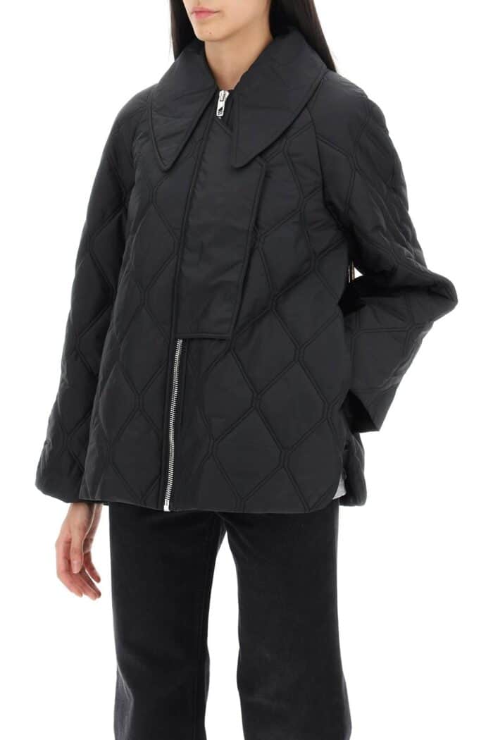 Ganni Quilted Oversized Jacket