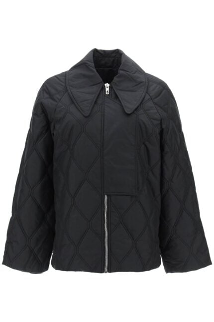 Ganni Quilted Oversized Jacket