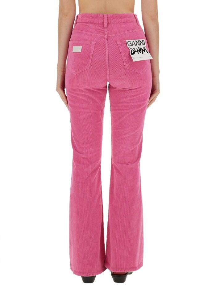 GANNI RIBBED PANTS